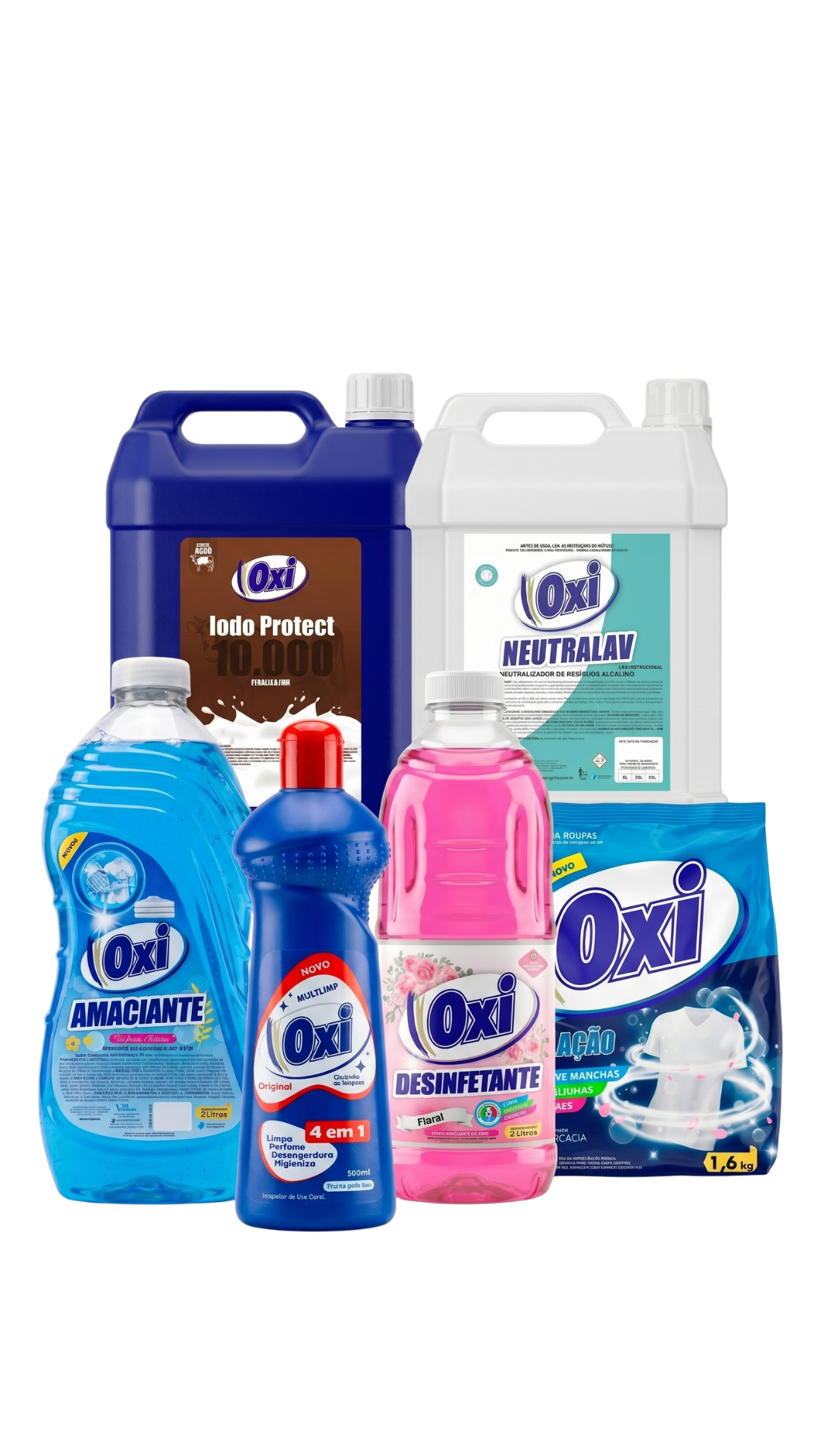 Linha de produtos Oxiquímica